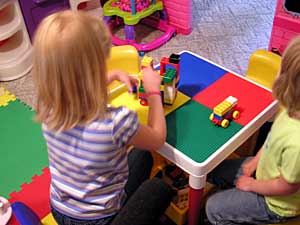 
Terri Rehani's foster children play in her home. They are in foster care because their mothers used meth. (Cara Hetland)