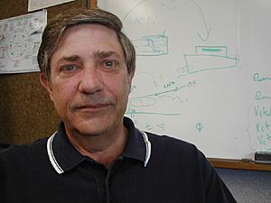 
Randy Doyle is vice president of manufacturing for Guidant's Cardiac Rhythm Management division. He says Guidant is unlikely to leave Ireland anytime soon. Installing the testing and other equipment is expensive, and a new workforce would take a long time to train. (MPR Photo/Jeff Horwich)