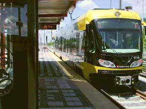 
Some 90,000 people rode the LRT on opening weekend -- the rides were free on Saturday and Sunday. (MPR Photo/Art Hughes)