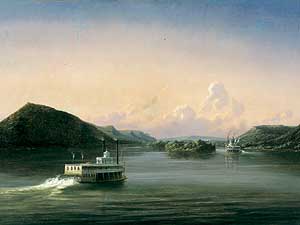 
Ferdinand Richardt (1819-95)"View of the Mississippi River," 1857 (Image courtesy Minnesota Historical Society, St. Paul)
