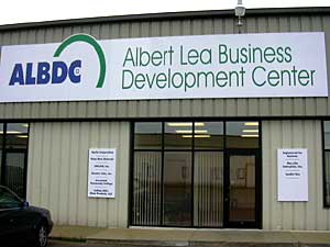 
Albert Lea's business incubator. (MPR Photo/Annie Feidt)