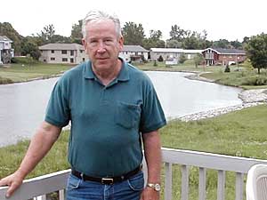 
Paul Westrum is concerned about more immigrants moving to the area. He says they are a drain on public resources.  (MPR Photo/Jeff Jones)