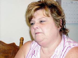 
 Delegate and Inver Grove Heights resident Linda Wilkinson,  says her political awareness began several years ago when her husband -- a Vietnam veteran -- died from an illness related to Agent Orange exposure.   (MPR Photo/Michael Khoo)