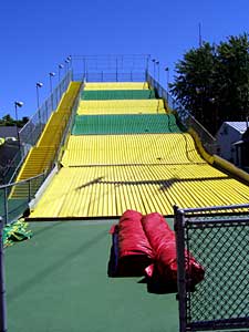
The giant slide is ready for fairgoers. (MPR Photo/Toni Randolph)