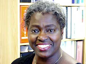 
Principal Nell Collier says children who don't have books to read at home show up at school with a limited vocabulary. (MPR Photo/Tim Pugmire)