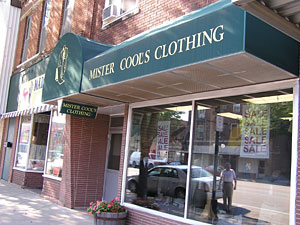 
Mister Cool's Clothing has been on Marshall's Main Street for 32 years. (MPR Photo/Cara Hetland)