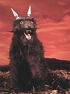 
Robert Marbury's "Greater Lesser Yeti." Marbury says he thinks some people are turned off by his work's irony. But he says at heart it's a serious look at our relationships to domestic and wild animals.  (Photo Courtesy of M.A.R.T.)