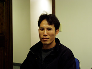
Tong Her attends language classes every day. He says he hopes his improved English will help him get a better job.   (MPR Photo/Toni Randolph)