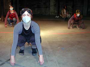 
Catalyst will be performing "Heat and Life" Thursday through Saturday (Oct.28-30) at the Soap Factory in Minneapolis. (MPR photo/Chris Roberts)