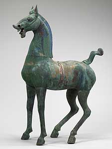 
This bronze Celestial Horse dates back to 1st century China. It's one of the many gifts donated to the MIA by Bruce and Ruth Dayton.
 (Photo courtesy of the MIA)