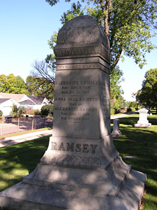 
Alexander Ramsey was Minnesota's first territorial governor, and its second state governor.  (MPR Photo/Lorna Benson)
