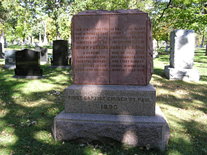 
Harriet Bishop is credited with starting the first school in Minnesota.  (MPR Photo/Lorna Benson)