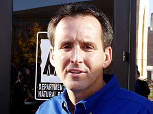 
Gov. Tim Pawlenty says the makeup of the House will force more cooperation at the Capitol (MPR Photo/Tim Pugmire)