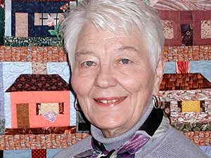 
Sister Margeen Hoffmann runs the Gift of Life Transplant House in Rochester.  The facility is used by Mayo Clinic transplant patients.  Sister Margeen also spent years in New York helping the victims of Love Canal. (MPR Photo/Erin Galbally)