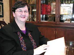 
The College's 10th president, Sister Andrea Lee. (MPR Photo/Marisa Helms)