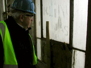
Rick Collins is the vice president of Ryan Construction, the lead developer of the $189 million project. (MPR Photo/Art Hughes)