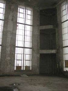 
The penthouse has 34-foot ceilings and majestic windows all around. (MPR Photo/Art Hughes)