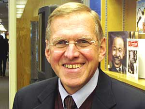 
White Bear Lake superintendent Ted Blaesing says he supports parts of the governor's plan, including one to give local school boards more authority to increase tax levies.  (MPR Photo/Tim Pugmire)