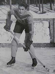 
While at St. John's, Eugene McCarthy played hockey and baseball.  Later he taught at St. John's and coached the two sports. 
 (Photo courtesy of St. John's University)