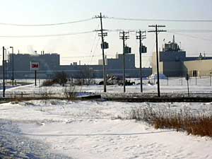 
The chemicals in question were produced at this 3M facility in Cottage Grove, and the waste was disposed of in two landfills in Washington County. (MPR Photo/Melanie Sommer)