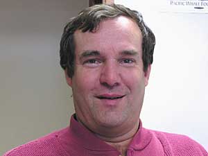 
Dr. Pat Welle is a professor of economics and environmental studies at BSU. Later this year, Welle will conduct a cost benefit analysis to see if it's feasible to mass produce products derived from potato waste. (MPR photo/Tom Robertson)