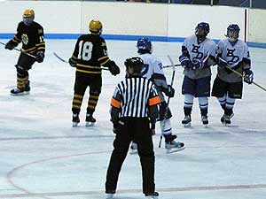 
Iron Rangers love their hockey.  The movie about sexual harassment in the mines will include some hockey scenes. (MPR Photo/Stephanie Hemphill)