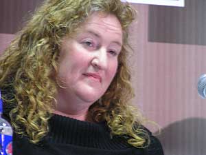 
Rusty Schwimmer appeared in "The Perfect Storm," 
"Twister," and "A Little Princess."  (MPR photo/Stephanie Hemphill)
