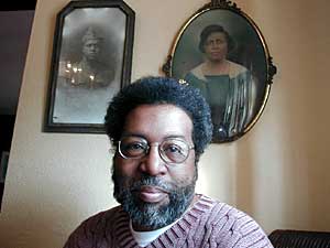 
Playwright David Grant says Parks serves as a model for taking risks (MPR photo/Dan Olson)
