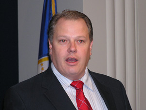 
The bill's sponsor,  Rep. Dan Dorman, R-Albert Lea, says the bill focuses on the state's infrastructure needs.
 (MPR Photo/Laura McCallum)