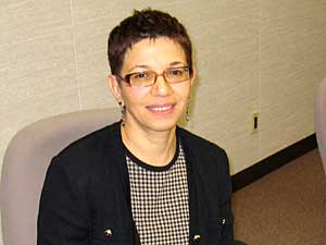 
Dr. Fardin Oliaei, a scientist at the MPCA, has been studying the effects of perfluorochemicals. But she says the agency has stymied her research. (MPR Photo/Mike Edgerly)