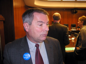 
The bill from
Rep. Fran Bradley, R-Rochester, would use that money to eliminate
an assessment for the Minnesota Comprehensive Health Association
and two health care premium taxes. (MPR Photo/Tom Scheck)