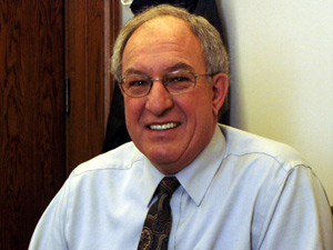 
Sen. LeRoy Stumpf, DFL-Plummer, says the governor's two percent proposal barely covers inflation and won't prevent further budget cuts. (MPR Photo/Tim Pugmire)