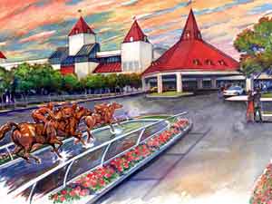 
Some say the casino plan won't garner enough support in the Legislature unless it also includes a "racino" at Canterbury Park race track in Shakopee, which has been on the table for several years. (Image courtesy of Canterbury Park)