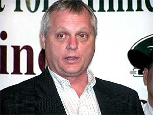 
Canterbury Park President Randy Sampson says the proposal wouldn't expand gambling geographically, since the site already has an existing card club and horse racing.
 (MPR Photo/Tom Scheck)