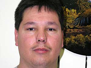 
Archie LaRose, the Leech Lake band's secretary-treasurer, is the only council member against the Twin Cities casino plan. LaRose is pushing for a referendum vote on Leech Lake, even though there's none planned at this point. (MPR Photo/Tom Robertson)