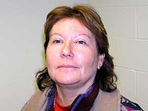
Audrey Thayer of the local ACLU office says there are some wonderful people in Bemidji. But she is disappointed there hasn't been a stronger show of public support for the Red Lake community. 
 (MPR Photo/Dan Gunderson)