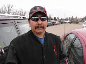 
Patrick Defoe lost five relatives in the shootings, including Jeff Wiese. "I've forgiven him," he says. (MPR Photo/Bob Reha)