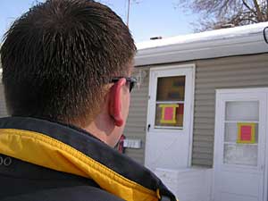 
Greg Windhurst is an undercover agent with the West Central Drug Task force based in Douglas County Minnesota.  Windhurst says most of Minnesota's meth supply comes from outside of the state.  But a portion of the dangerous drug is made in small labs across the state.  (MPR Photo/Tim Post)