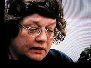 
Lonetta Angell is the mother of Marine Lance Cpl. Levi Angell, who was killed in spring 2004 in Iraq.  (Photo from film "When a Country Goes to War")