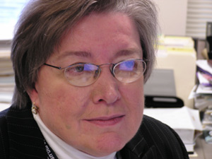 
Carole Wald, an assistant commissioner for the Minnesota Department of Revenue, says that illegal immigrants are required to pay taxes just like everyone else, as long as they earn enough income -- more than $7,950.  (MPR Photo/Bianca Vazquez Toness)