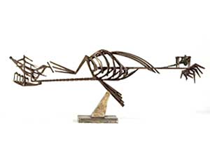 
The Royal Bird by David Smith is one of many pieces from the Walker's permanent collection now on display. Chief curator Richard Flood says every piece of art from the Walker's permanent collection that's on display looks better in the new space.  (Photo courtesy of Walker Art Center)