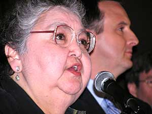 
Red Lake Tribal Secretary Judy Roy says she hopes most tribal members will understand the need for compassion, even for Jeff Weise's family. Roy says the tribal council is creating a community advisory group to establish guidelines for further distribution of funds. (MPR file photo)