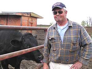 
Northfield farmer Ray Larson wants the animal ID system because he thinks it will make consumers more confident about the safety of the food supply.  (MPR Photo/Lorna Benson)