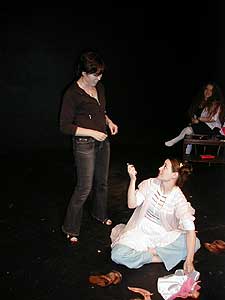 
Theatre Unbound's "Directors Gym" project gives young women directors the opportunity to gain more experience and develop their directing skills. This year's theme for the project is "Women in Shakespeare." (MPR Photo/Marianne Combs)