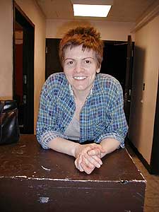 
Theatre Unbound's Artistic Director Stacey Poirier created the Director's Gym as a way to create more roles for women, and put more women in the director's chair. (MPR Photo/Marianne Combs)
