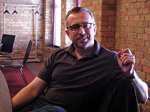 
Director James Robinson says he is excited to be doing an American opera. (MPR Photo/Karl Gehrke)