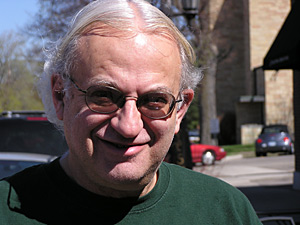 
Former Ruminator Books owner David Unowski is helping organize a buy-local movement in the Twin Cities.  (MPR  photo/Mark Zdechlik)