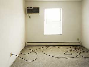 
It almost looks empty. Anthony Marchett's photos hang on the walls of the Gage Family Art Gallery at Augsburg College through July 15th. (Image courtesy of Anthony Marchetti)