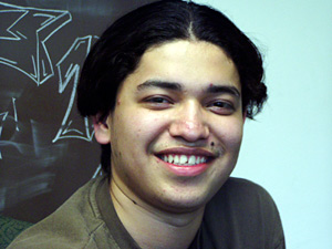 
Anibar Bonilla will be the first person in his family to attend college. (MPR Photo/Tim Pugmire)