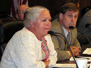 
Rep. Mary Liz Holberg, who chairs the House Transportation Finance Committee, says the Highway 212 upgrade is past due. (MPR file photo)